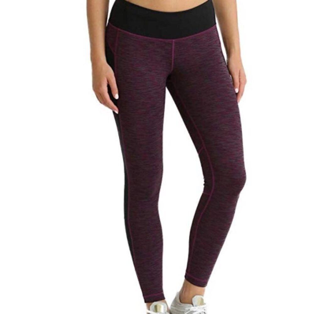 Kirkland Signature Athletic Legging Womens Size Small Purple Pull On EUC